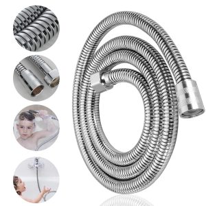 118" Shower Hose Extension Shower Hose 10ft, 304 Stainless Steel Handheld Shower Hose for Hand Held Shower Extra Long Bathroom Flexible